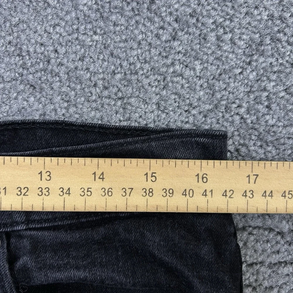 Levis 511 Slim Fit Black Denim Jeans Mens W34 L33 04511-1907